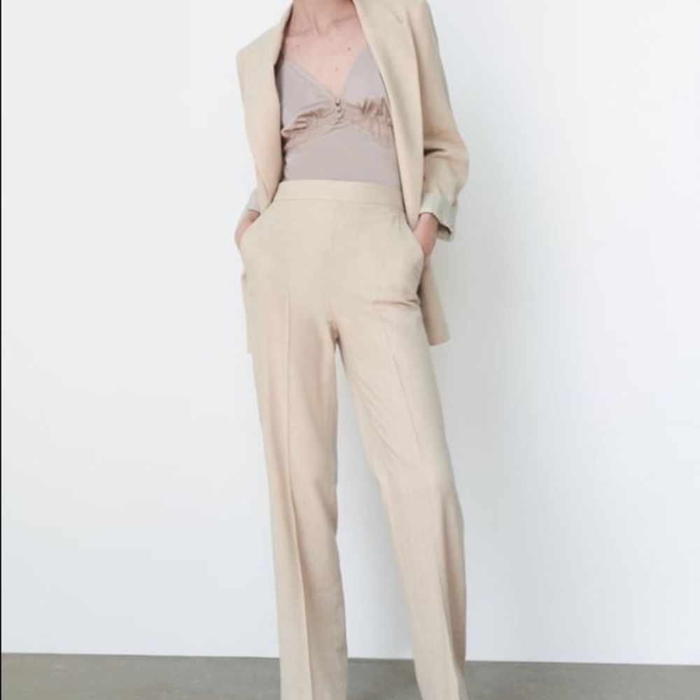 Zara Rustic Wide Leg Pants - Picture 3 of 7